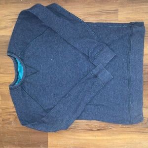 Reversible Lululemon open your heart top navy size 8